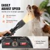 VEVOR Dog Dryer, 2800W/4.3HP Dog Blow Dryer, Pet Grooming Dryer with Adjustable Speed and Temperature Control, Pet Hair Dryer with 4 Nozzles and Exten