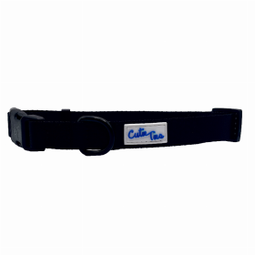 Cutie Ties Fun Design Dog Collar (Color: Black, size: large)